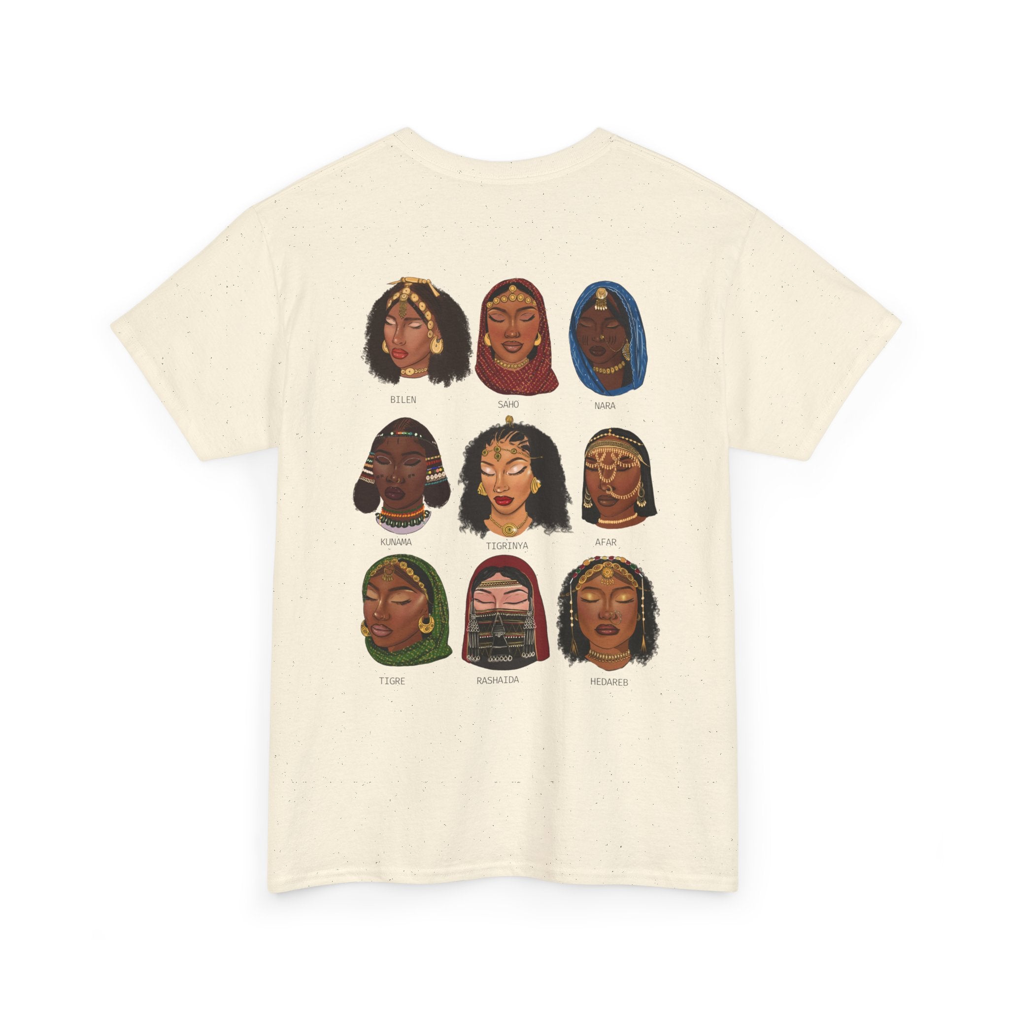 Eritrea Tribes - Unisex Heavy Cotton Tee